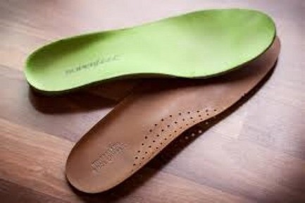 inside sole of shoe